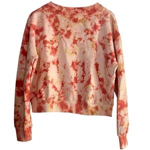 Anthropologie Pilcro Tie Dye Sweatshirt Size Medium 100% Cotton Pullover